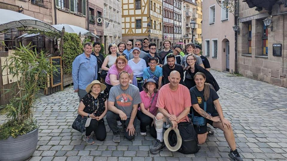 Students and faculty on faculty-led study abroad to historic Germany 